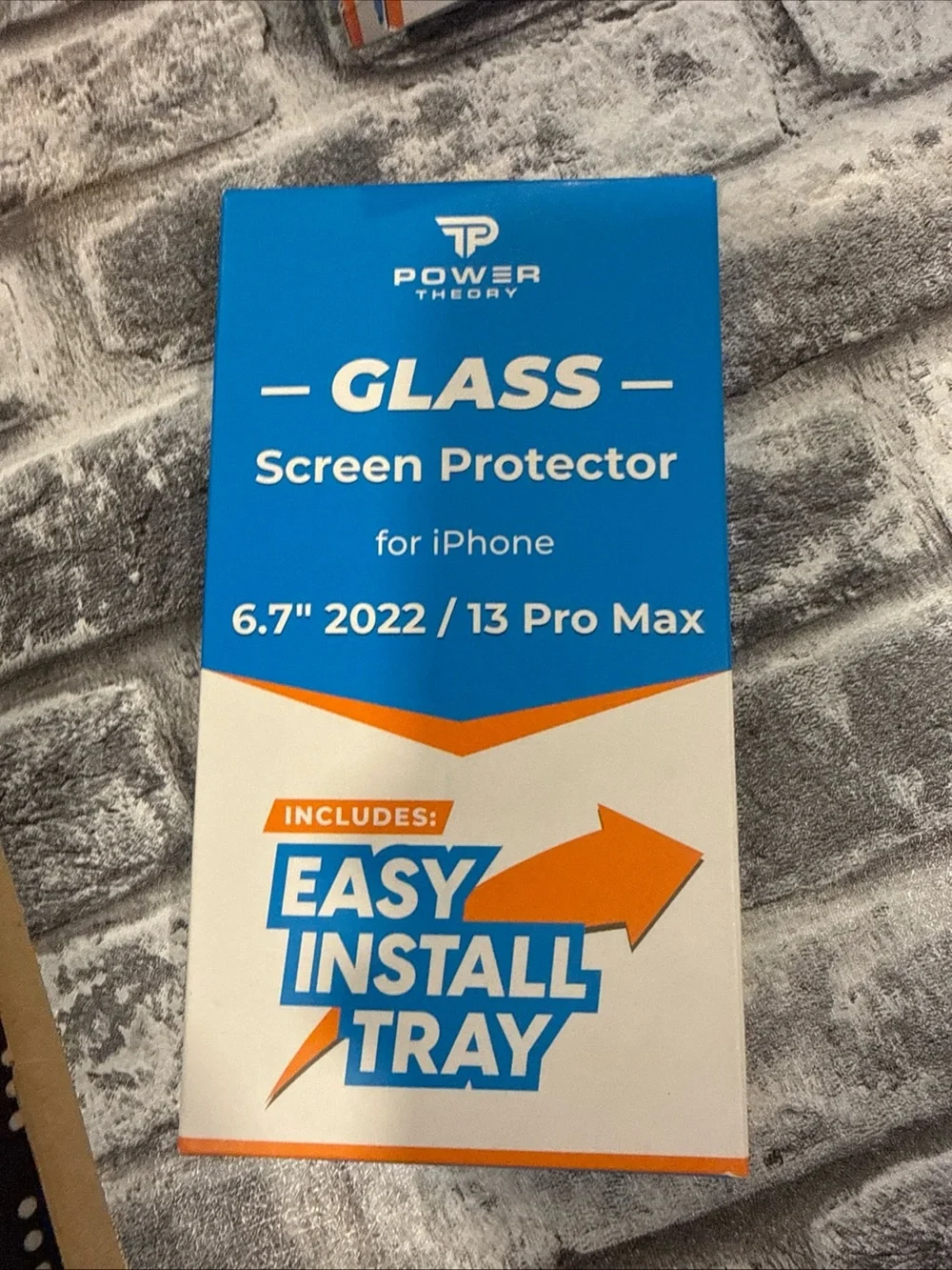 PowerTheory Tempered Glass Screen Protector for iPhone 13 Pro Max 6.7